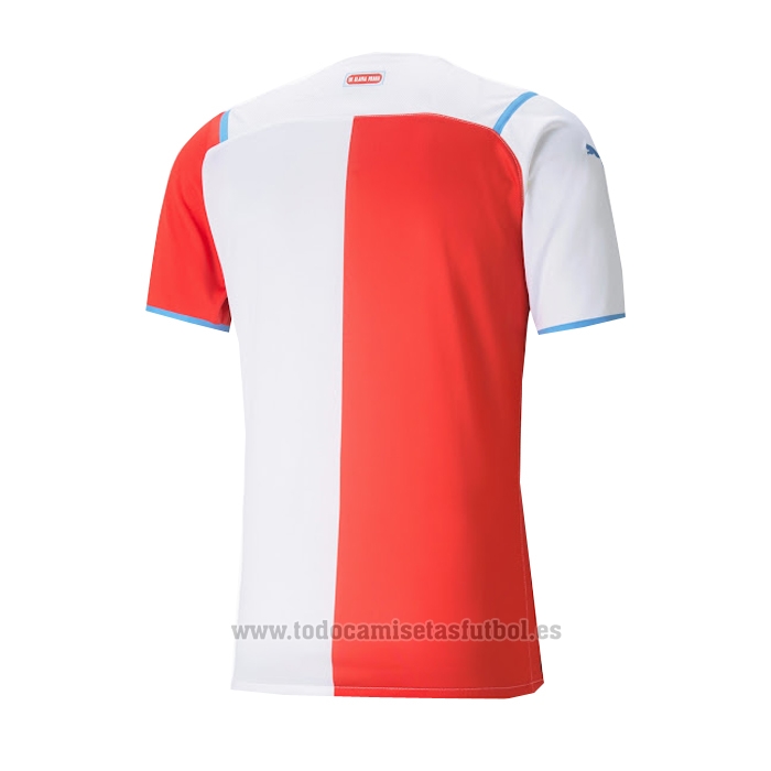 Camiseta Slavia Praha 1ª 2021-2022 Tailandia